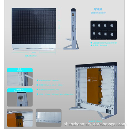P16 Stadium Perimeter LED Display Billboard